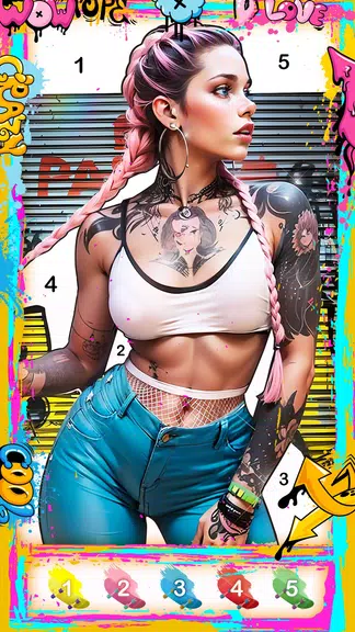 Street Art-Color by number Screenshot3