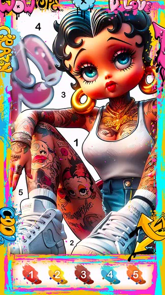 Street Art-Color by number Screenshot2