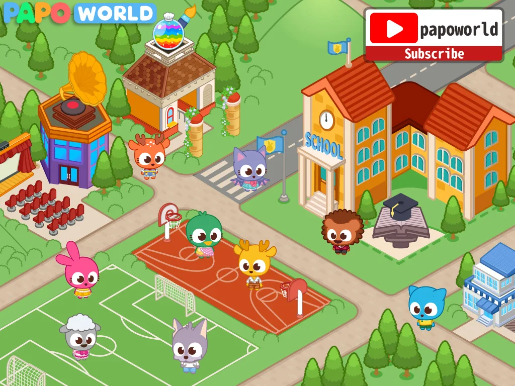 Papo Town School Life for Kids Screenshot10