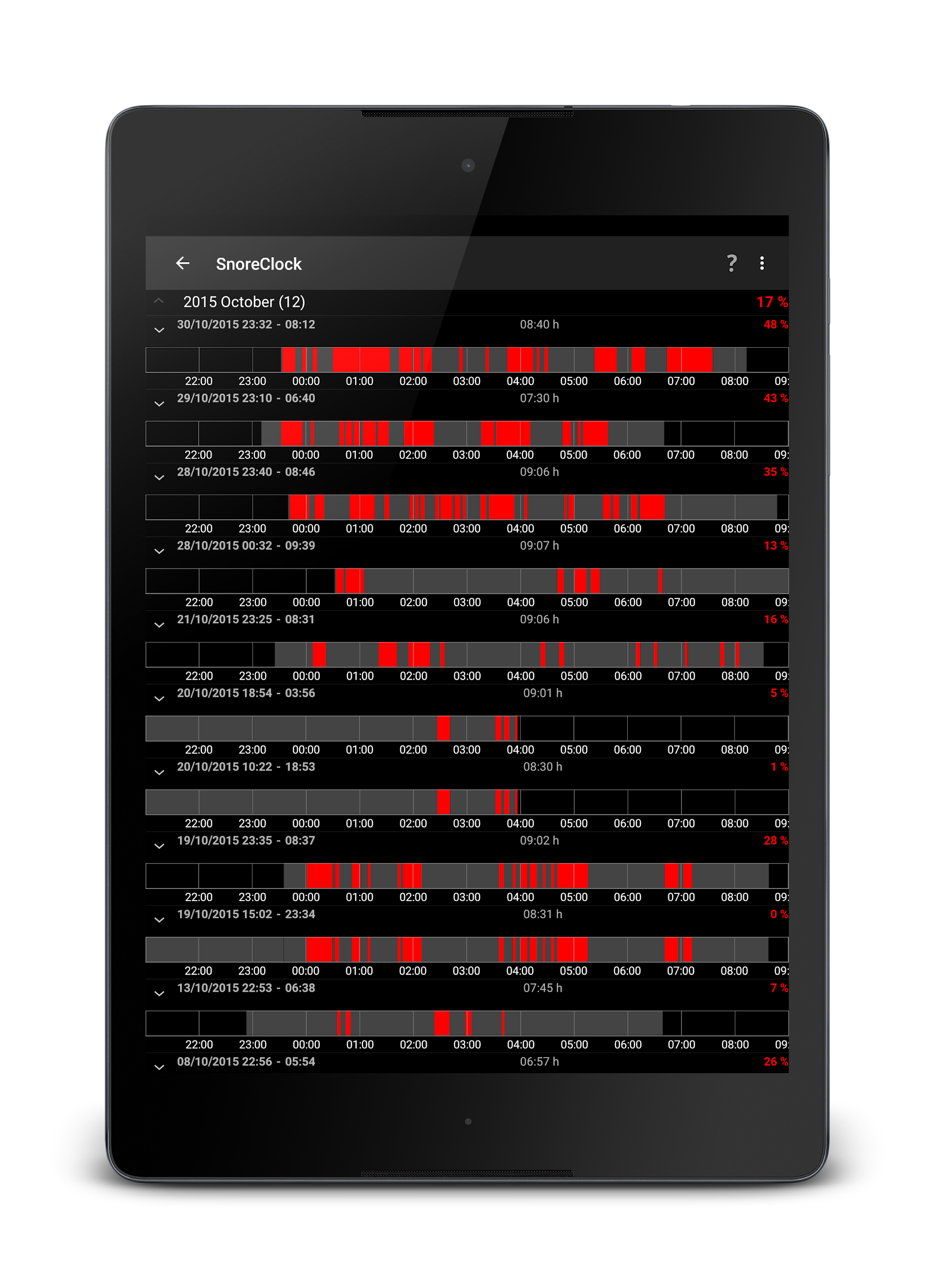 SnoreClock Screenshot10