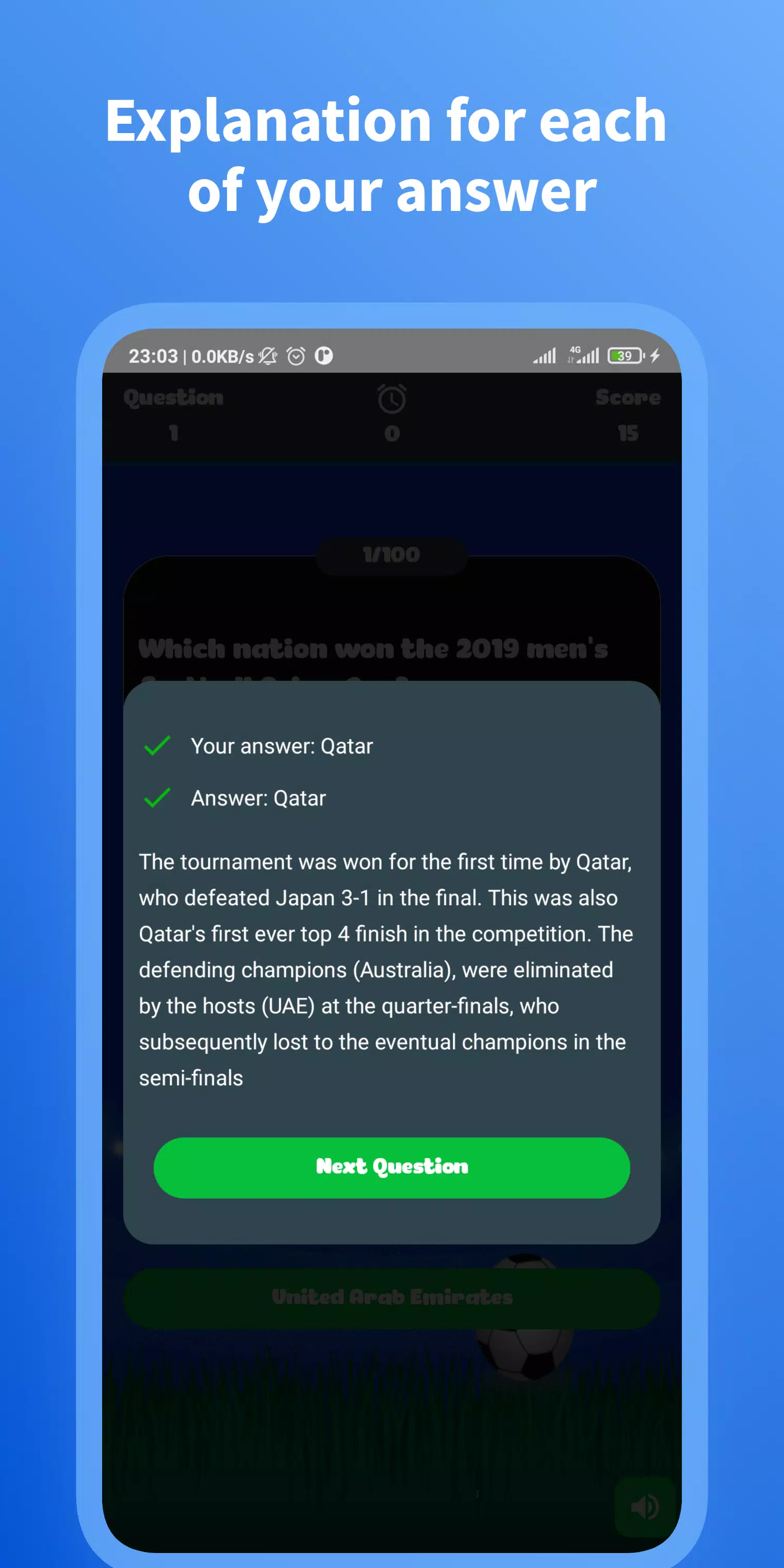 Asian Cup Football Screenshot5