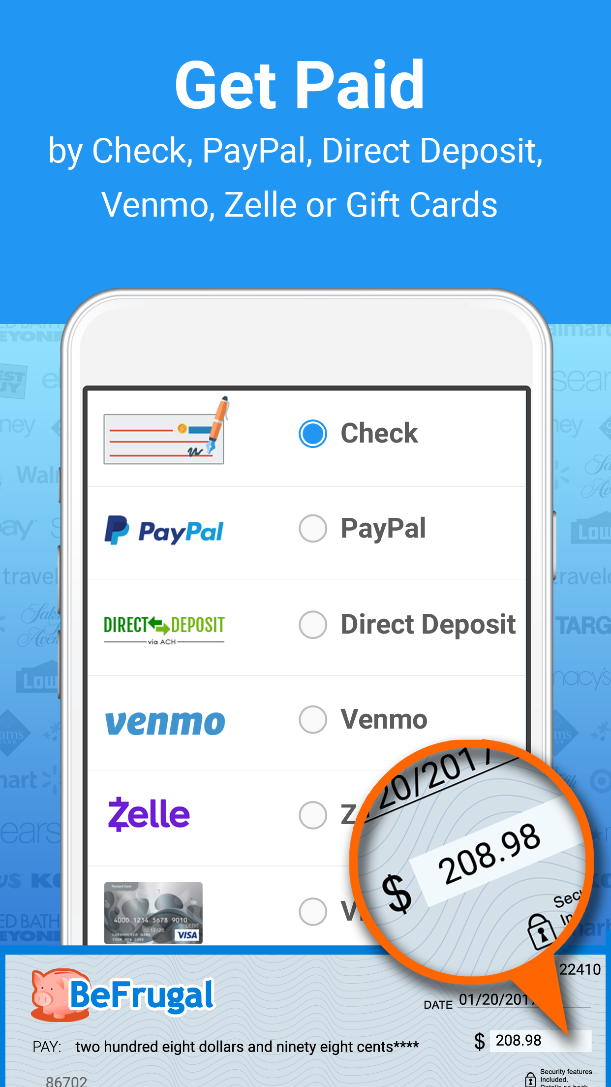BeFrugal Cash Back & Coupons Screenshot5