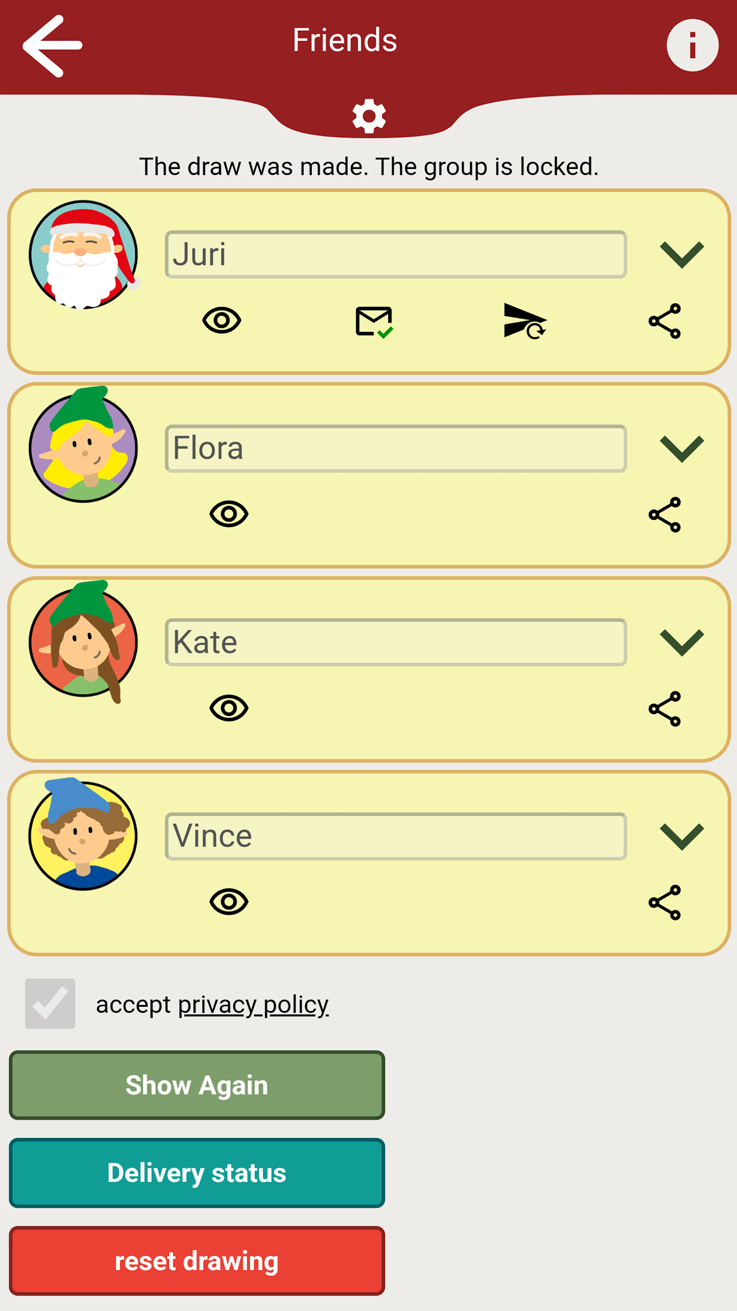 Secret Santa App Screenshot8