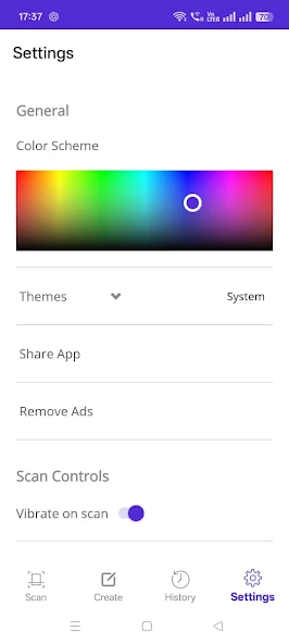 QrCode and Barcode Scanner Screenshot1