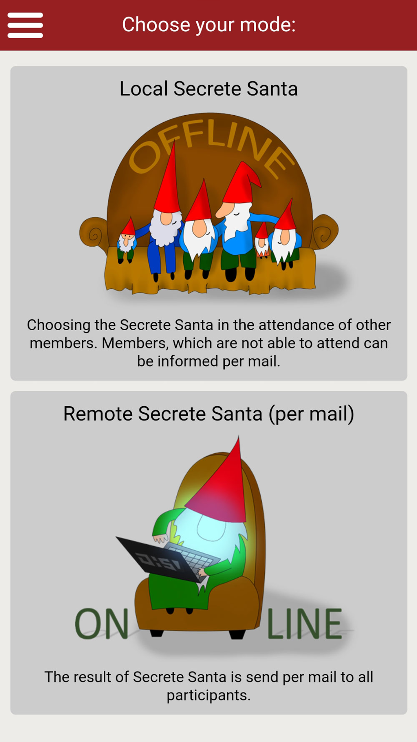 Secret Santa App Screenshot1