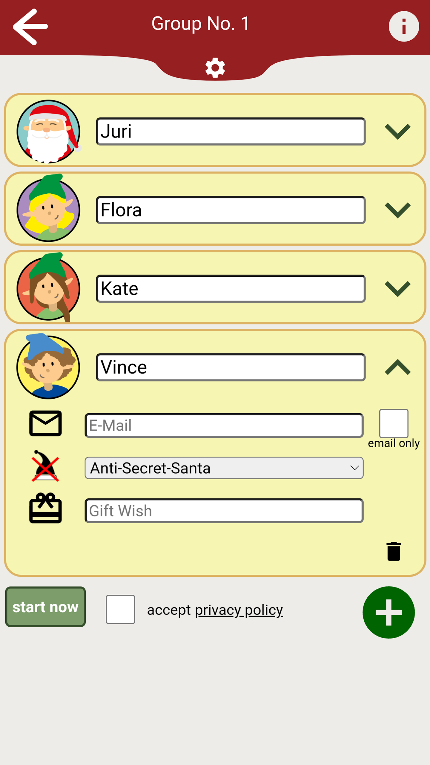 Secret Santa App Screenshot3