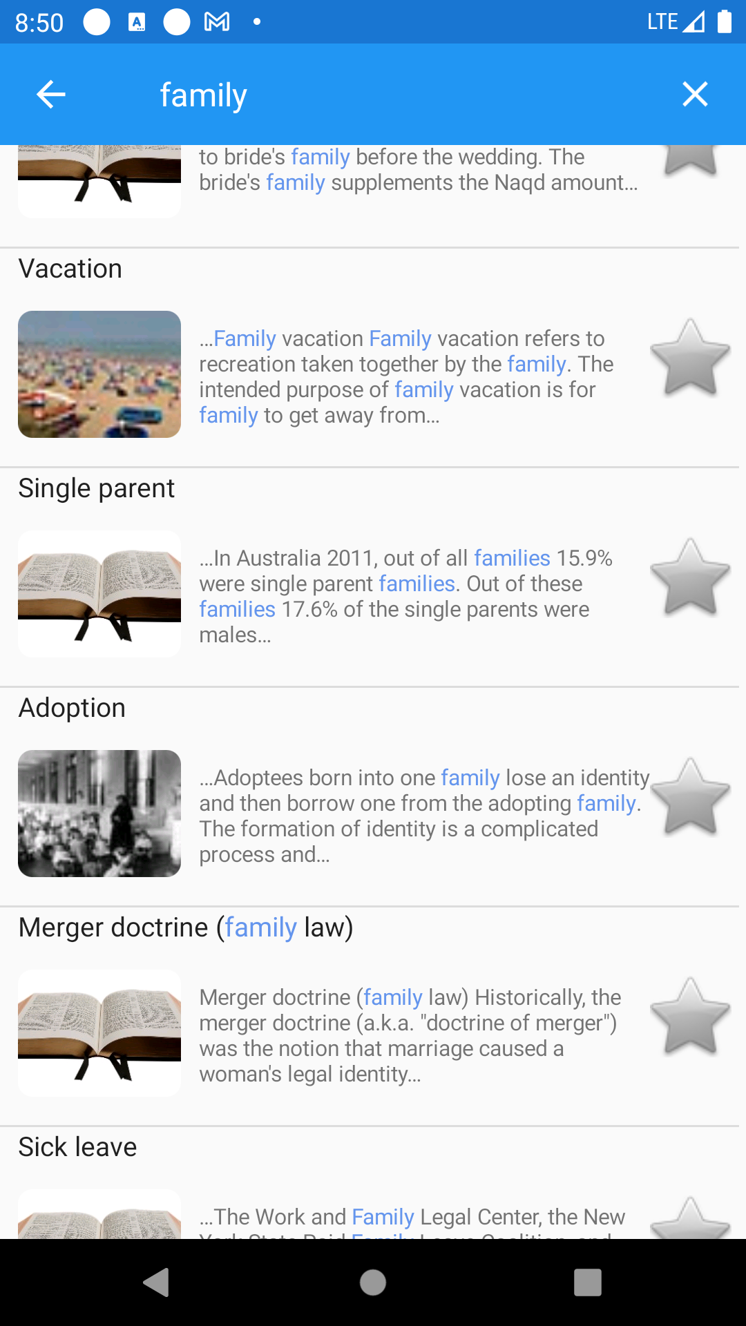 Legal Terminology Offline Screenshot1