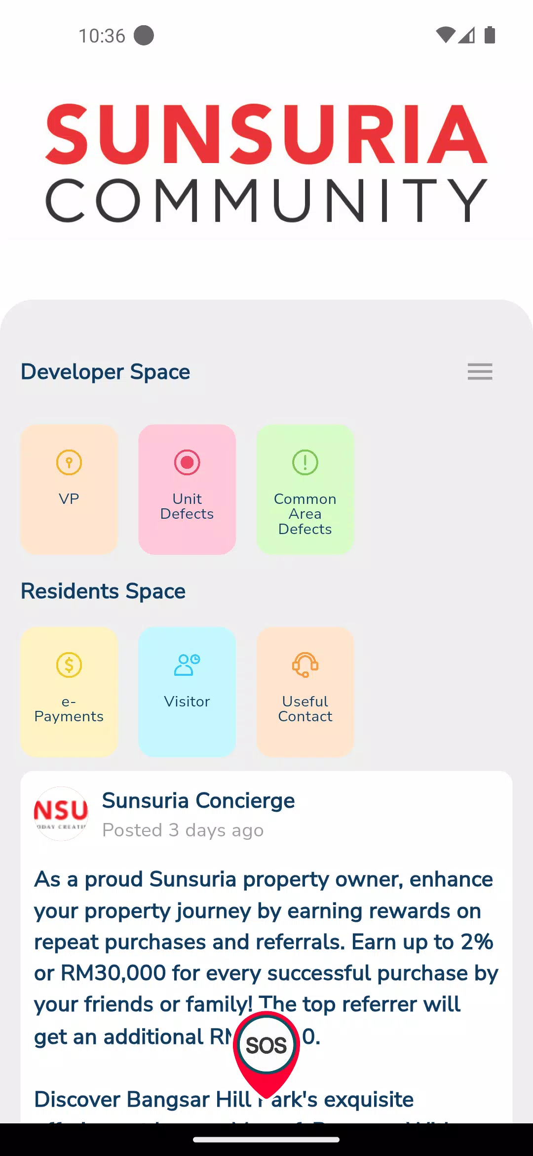 Sunsuria Community Screenshot1