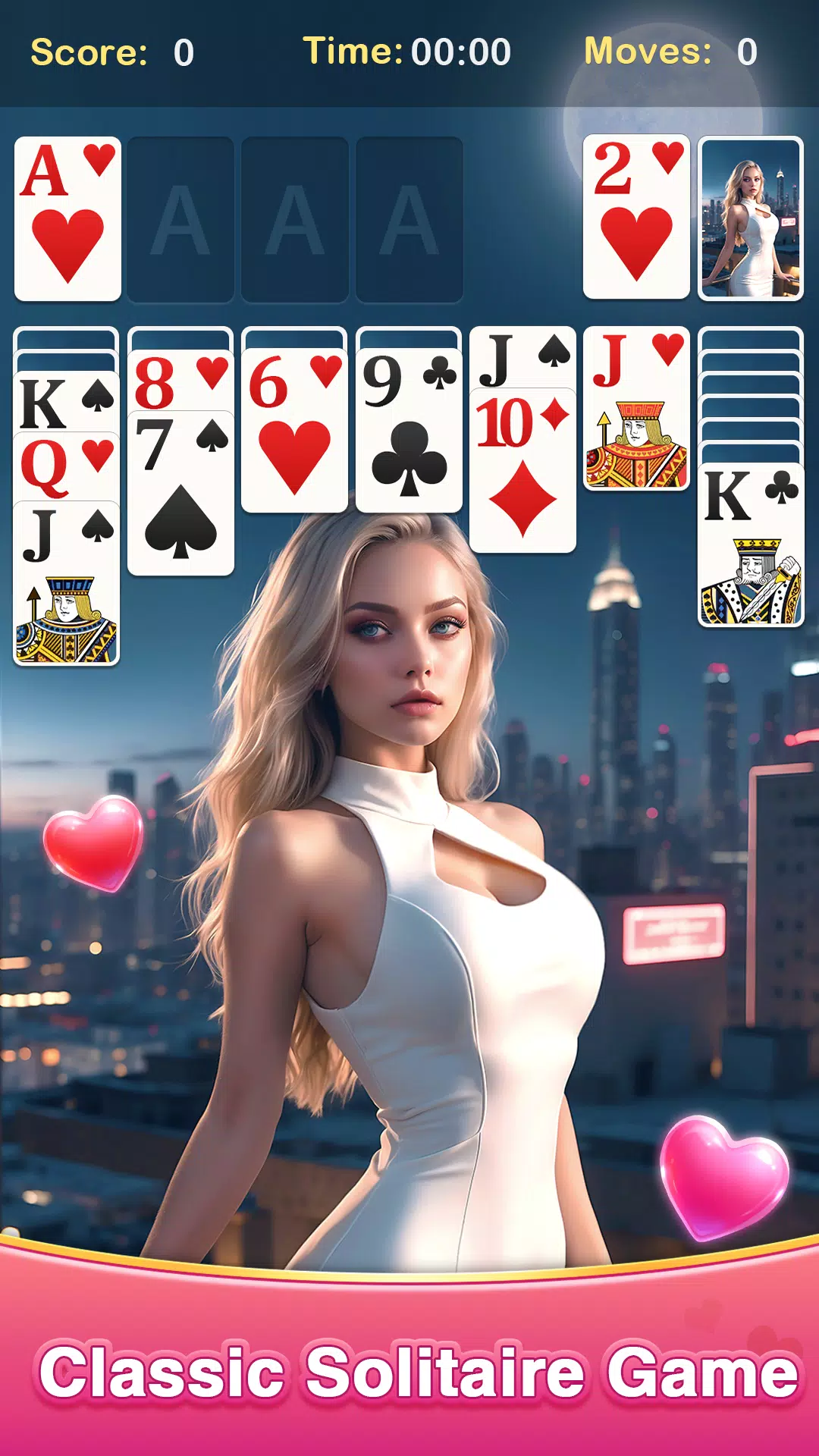 Solitaire Girls: Card Games Screenshot2