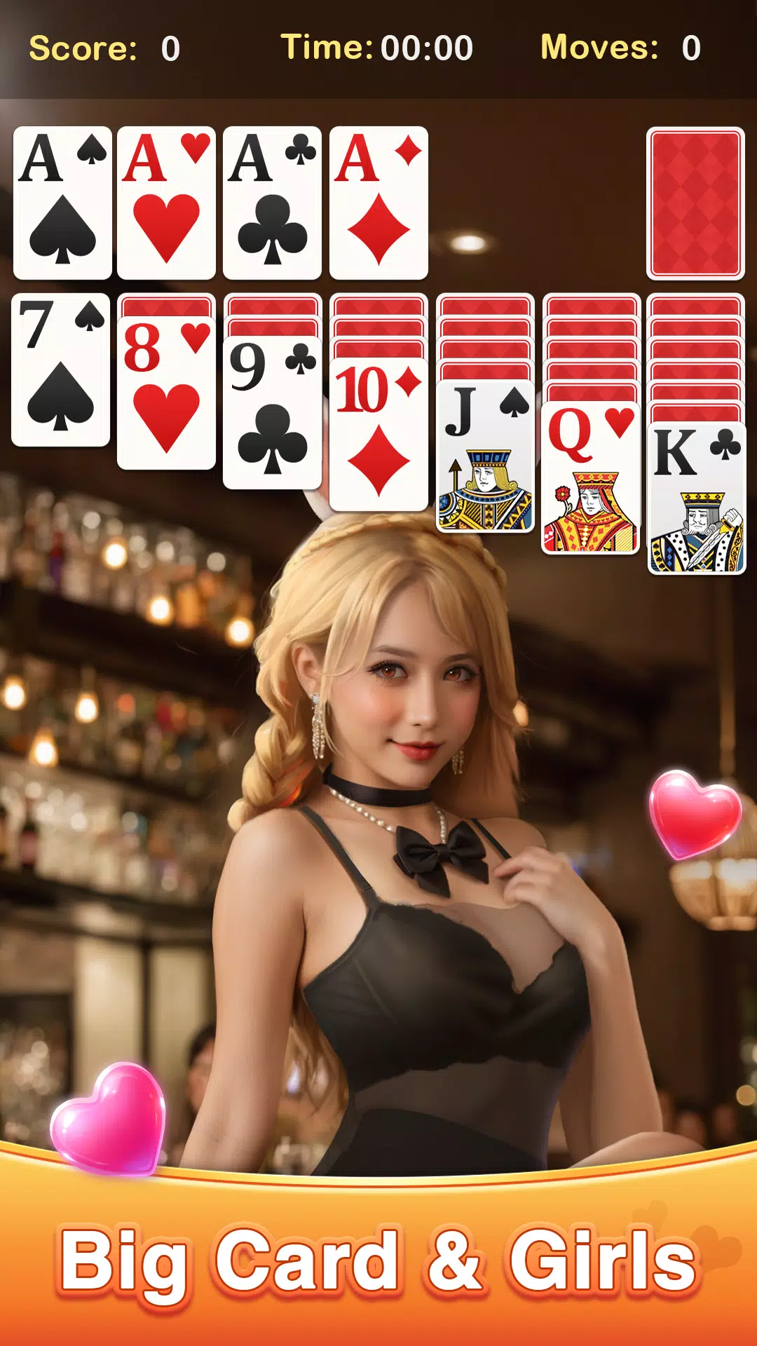 Solitaire Girls: Card Games Screenshot4