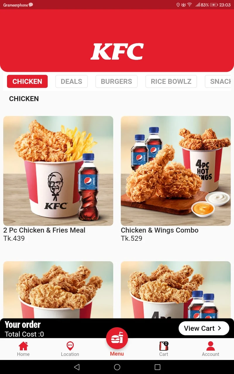 KFC Bangladesh Screenshot8