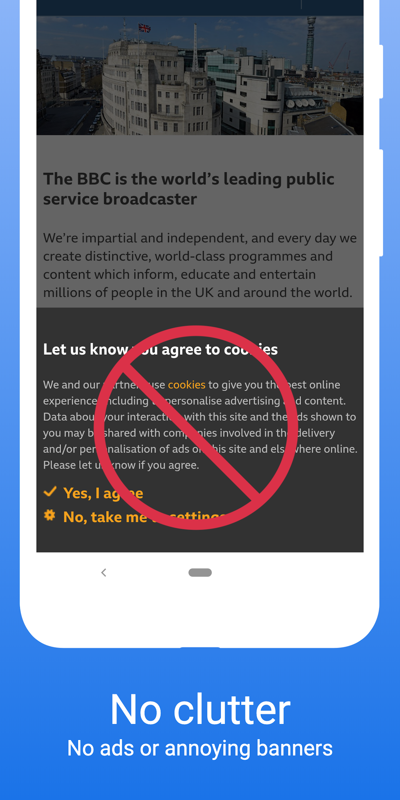 Pluma: private & fast browser Screenshot1