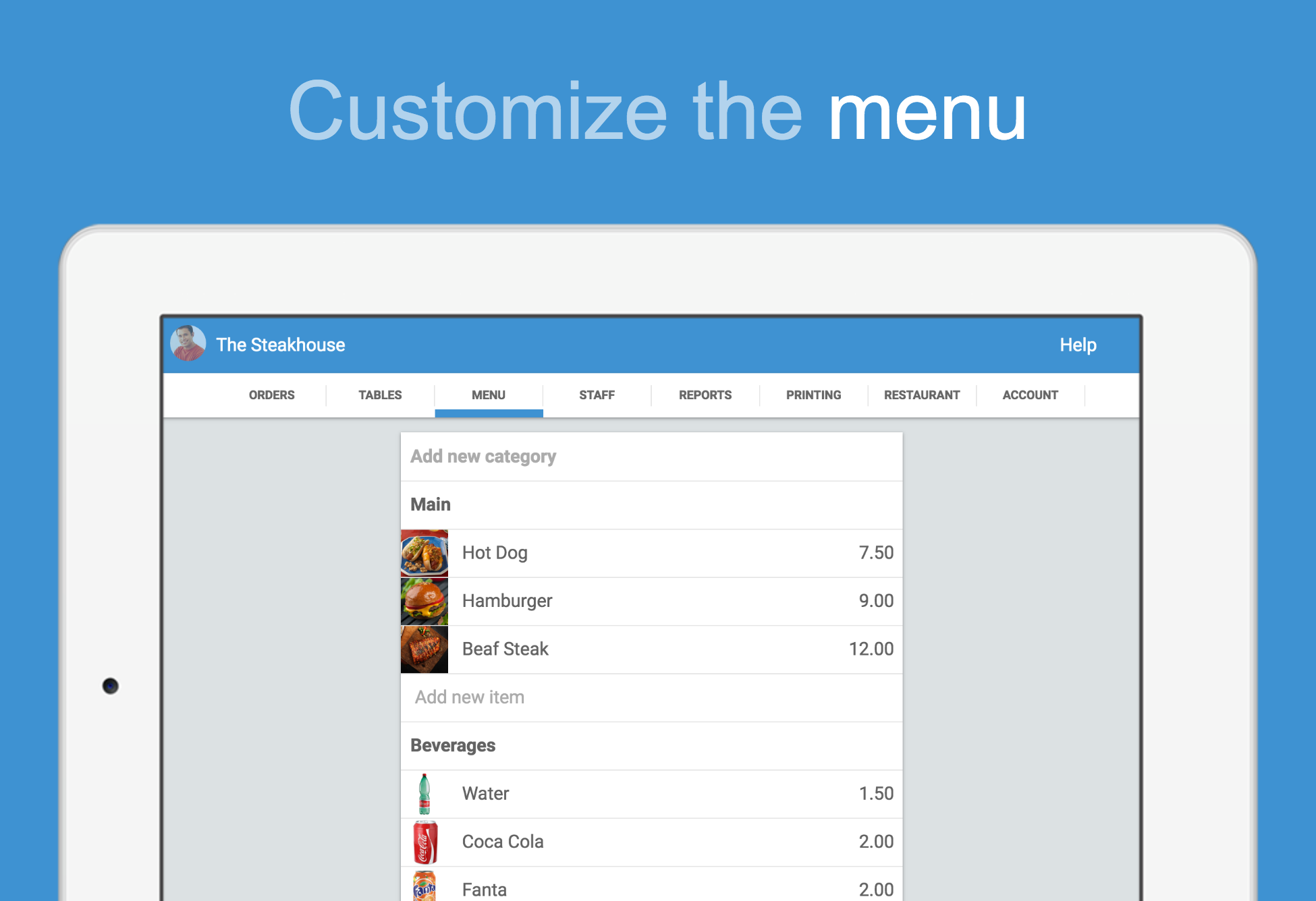 Waiter POS Restaurant POS Bar Screenshot11