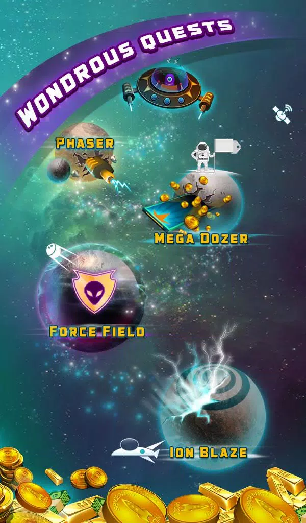 Space Blaze Coin Party Dozer Screenshot2