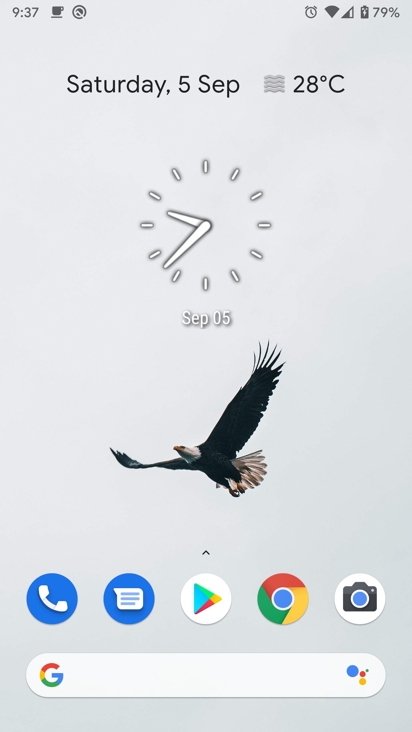 Clean Clock Widget Screenshot1