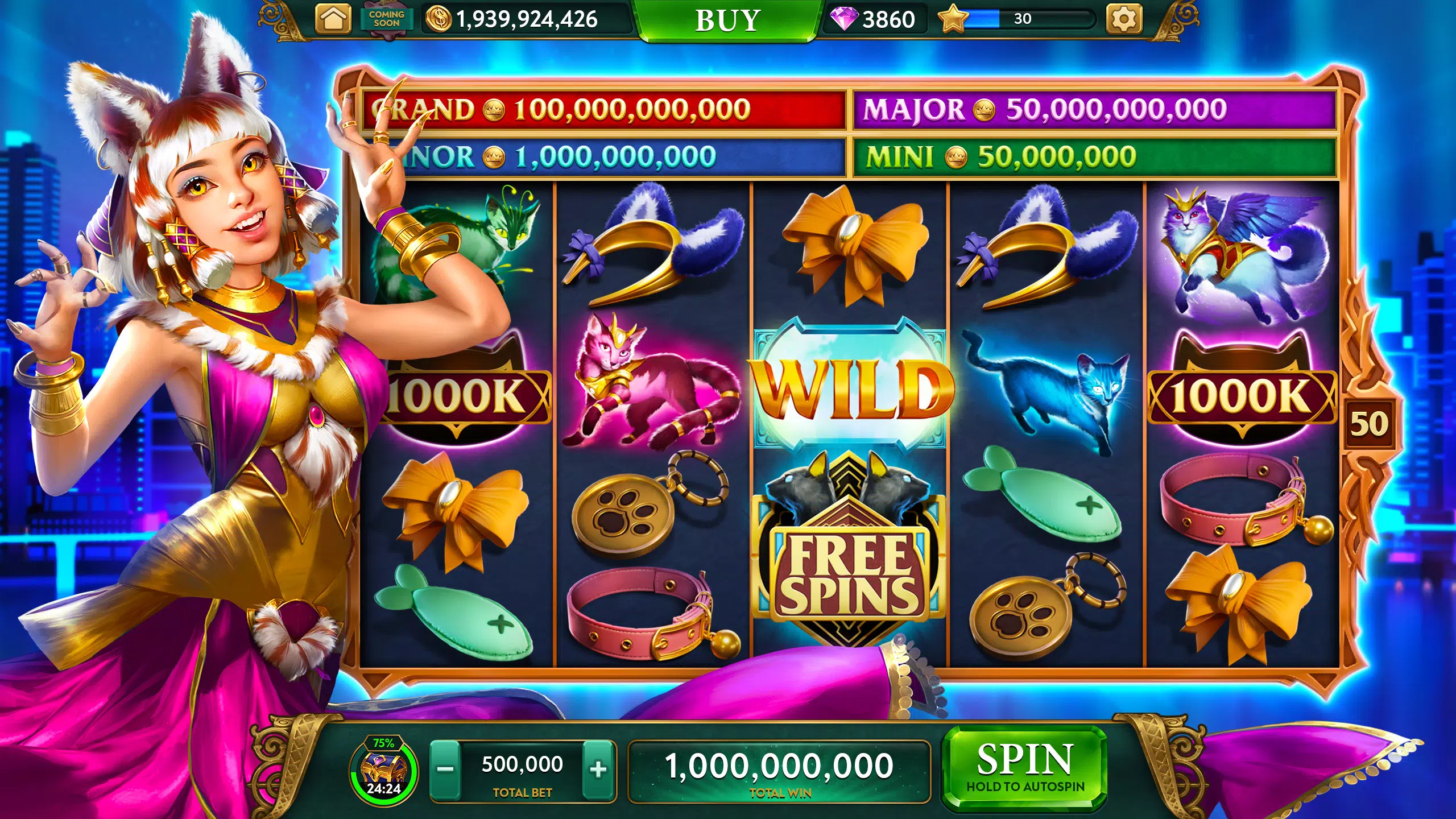 ARK Casino Vegas Slots Game Screenshot1
