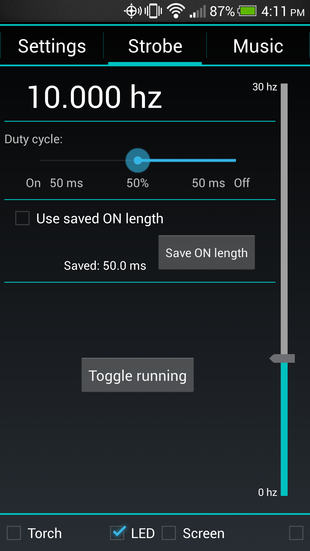 Strobily - strobe light Screenshot1