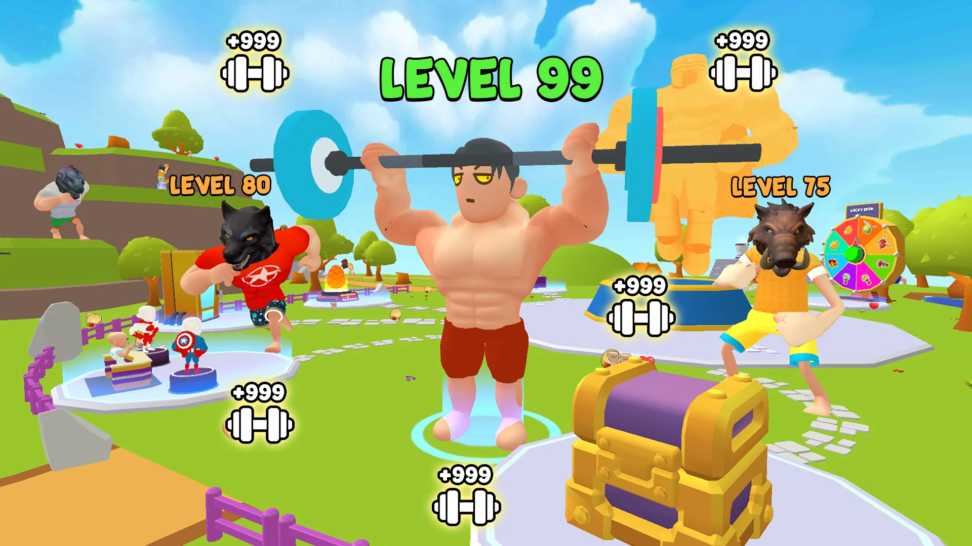 Lifting Hero: Animal Evolution Screenshot1