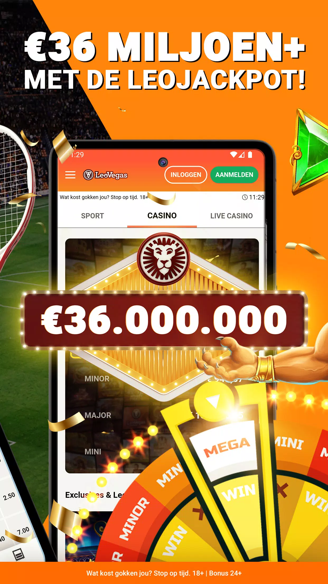 LeoVegas NL Casino & Sport Screenshot1
