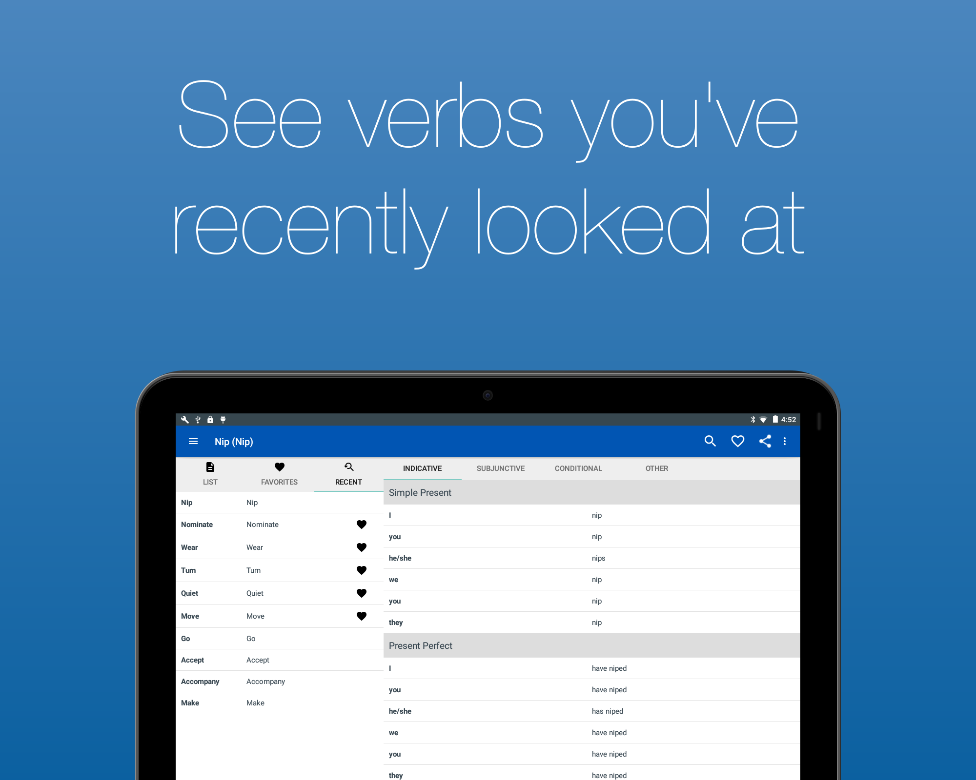 English Verb Conjugator Screenshot18