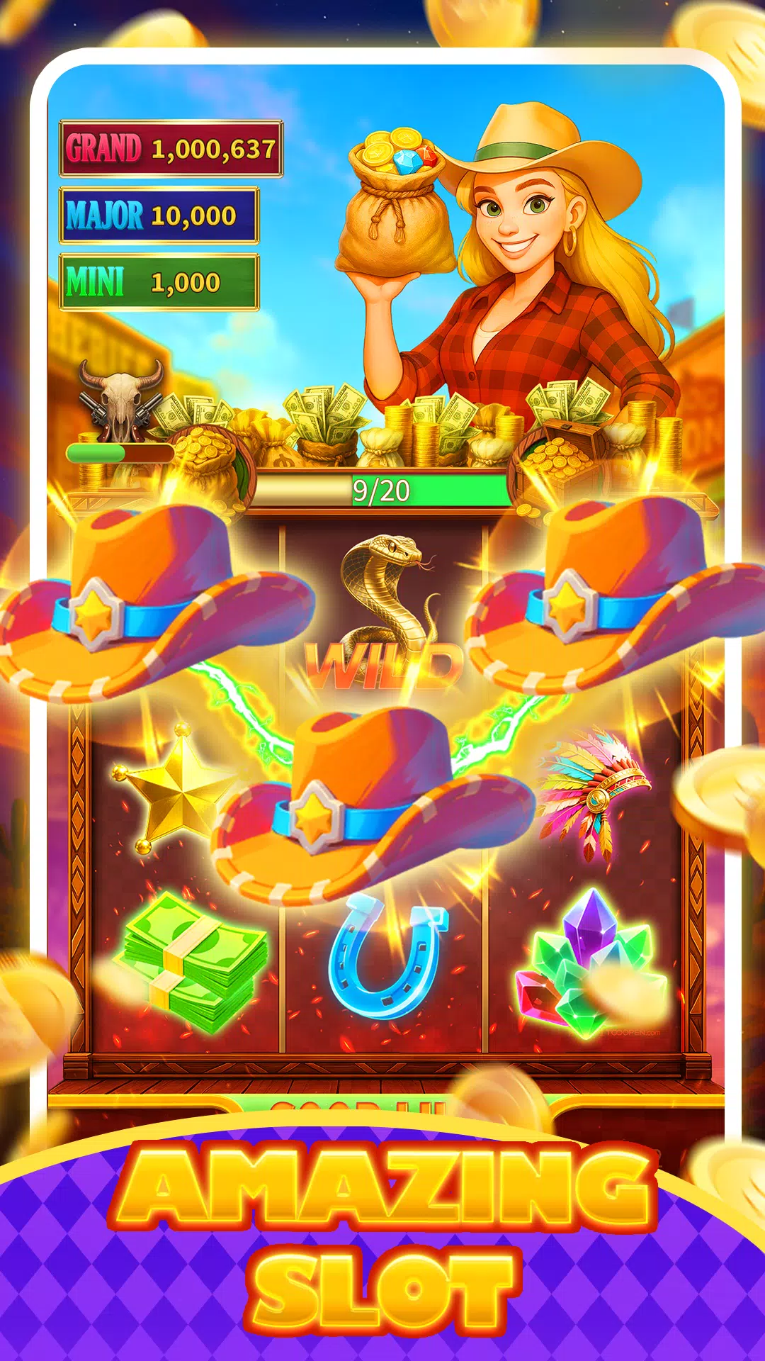West Slots CowBoy Coin Quest Screenshot3