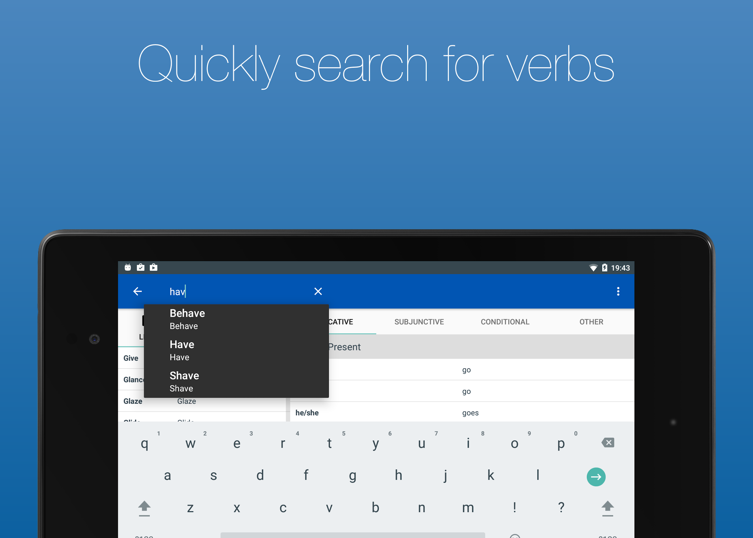 English Verb Conjugator Screenshot8