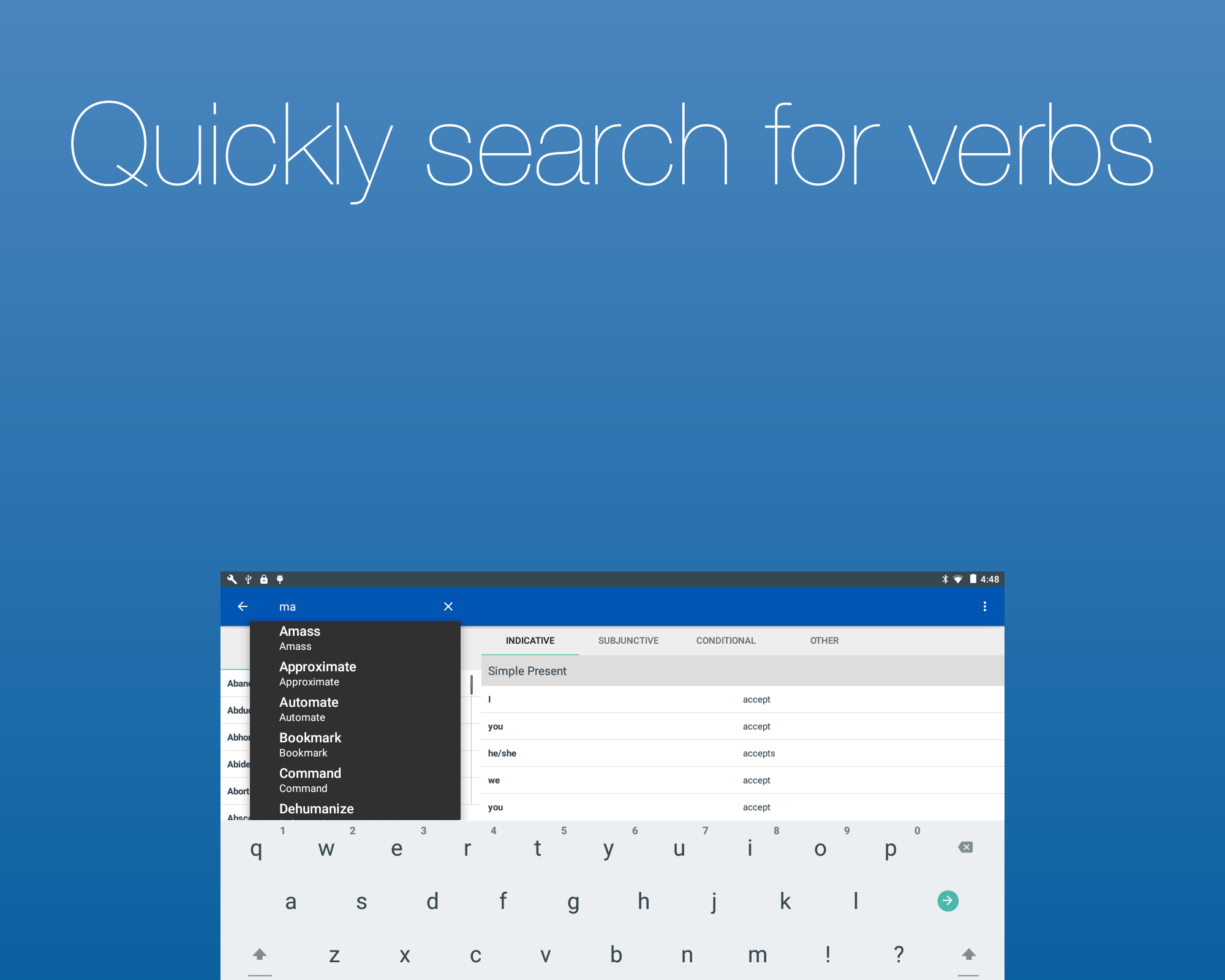 English Verb Conjugator Screenshot14