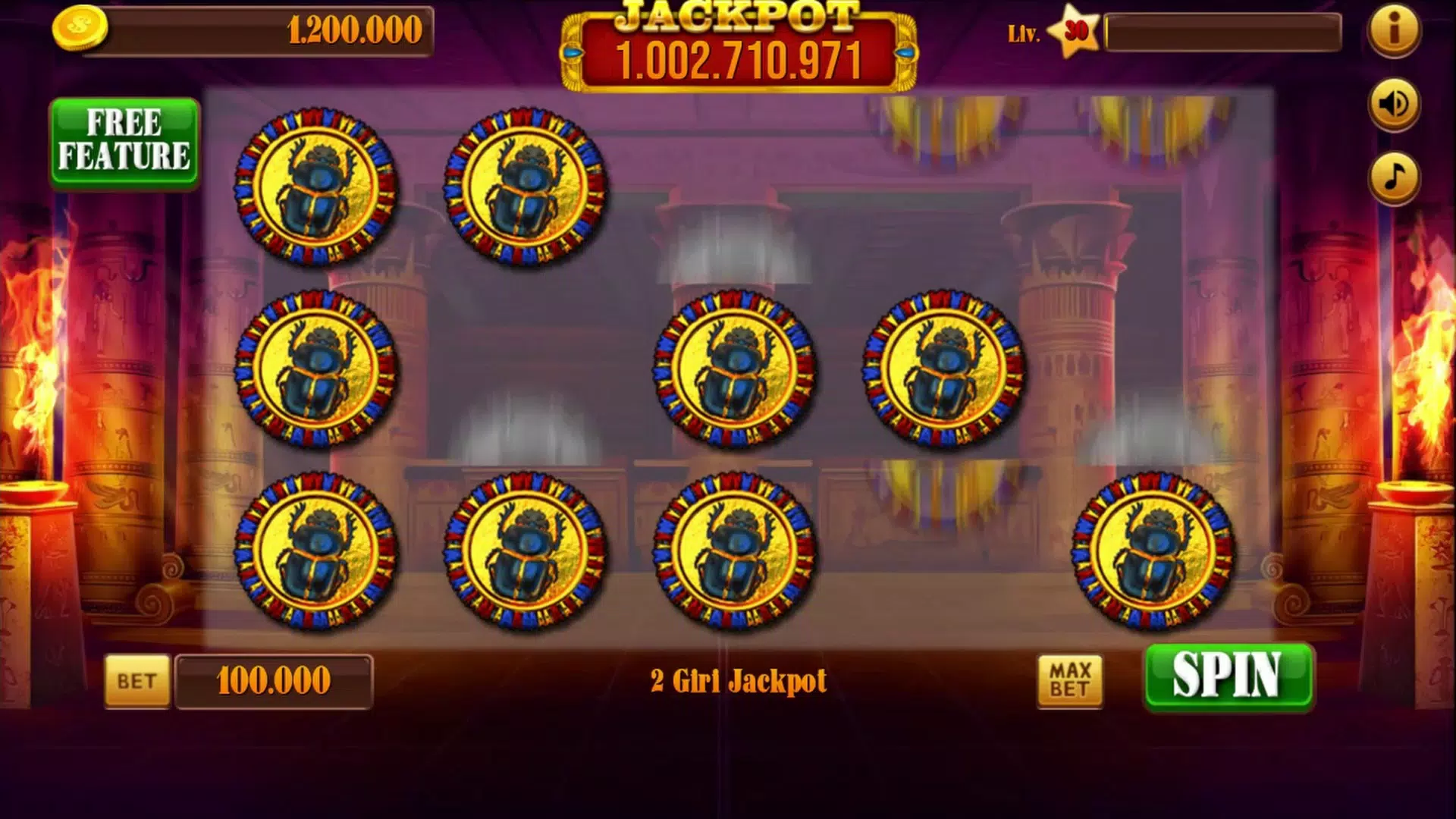 Sphinx Jackpot Screenshot2