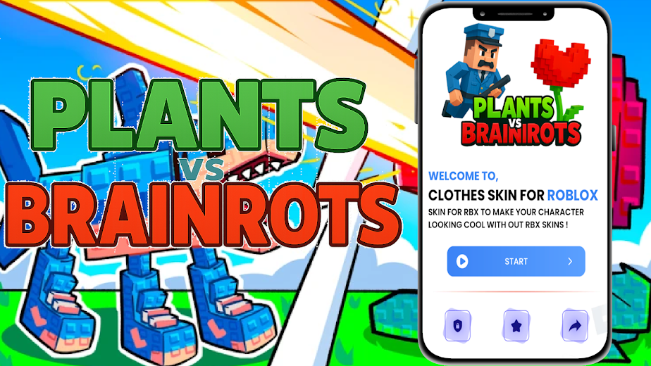 plants vs brainrots Screenshot1