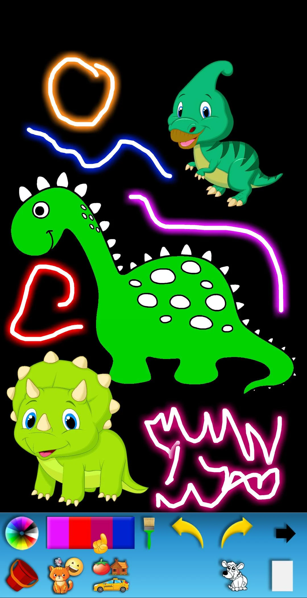 Kids paint & Coloring Book Screenshot1