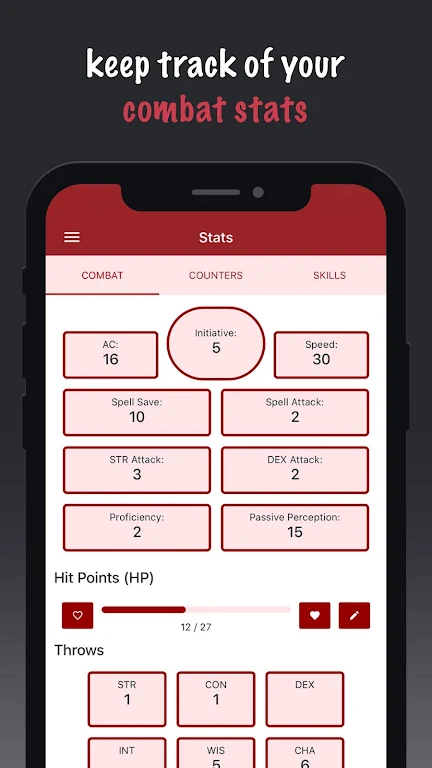D&D 5e Character Keep Screenshot3