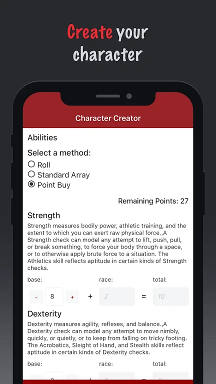 D&D 5e Character Keep Screenshot2