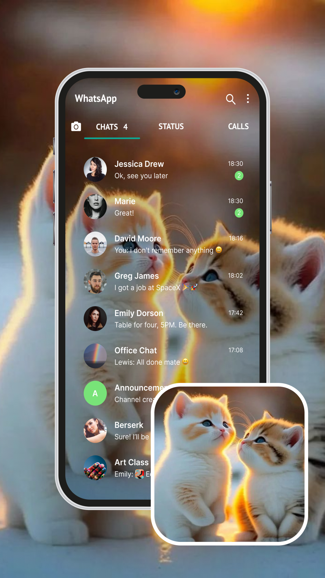 Chat Wallpapers & Status Saver Screenshot2