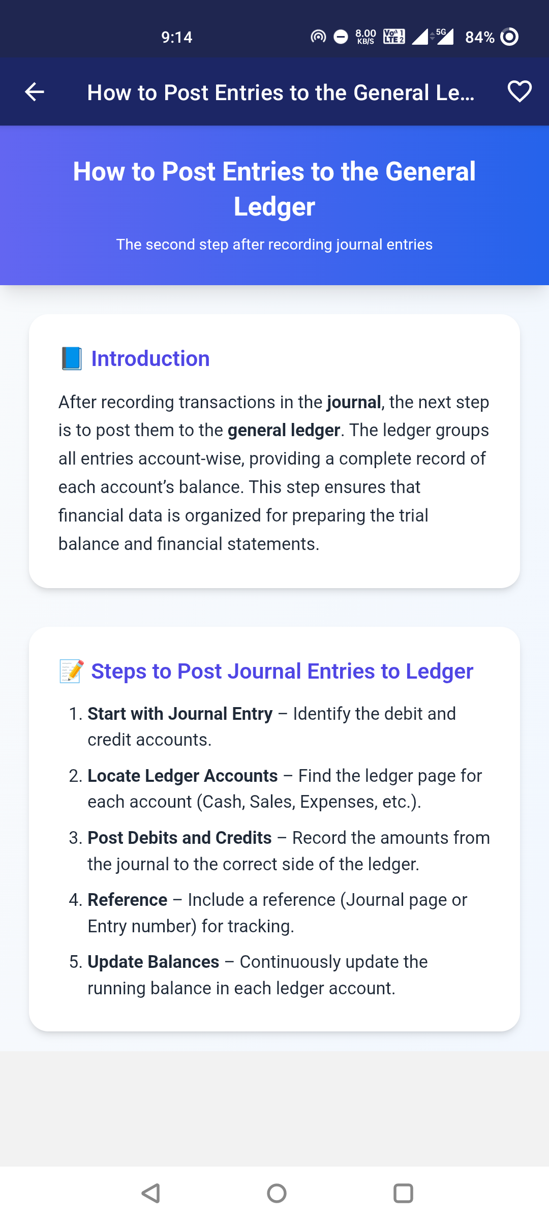 Accounting Basics Screenshot4
