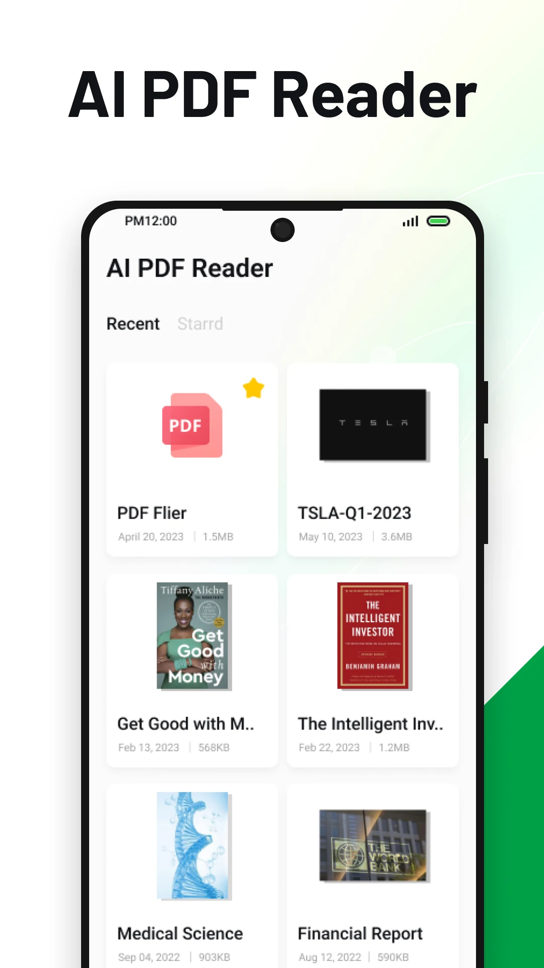PDF AI Reader: Editor, Scanner Screenshot1