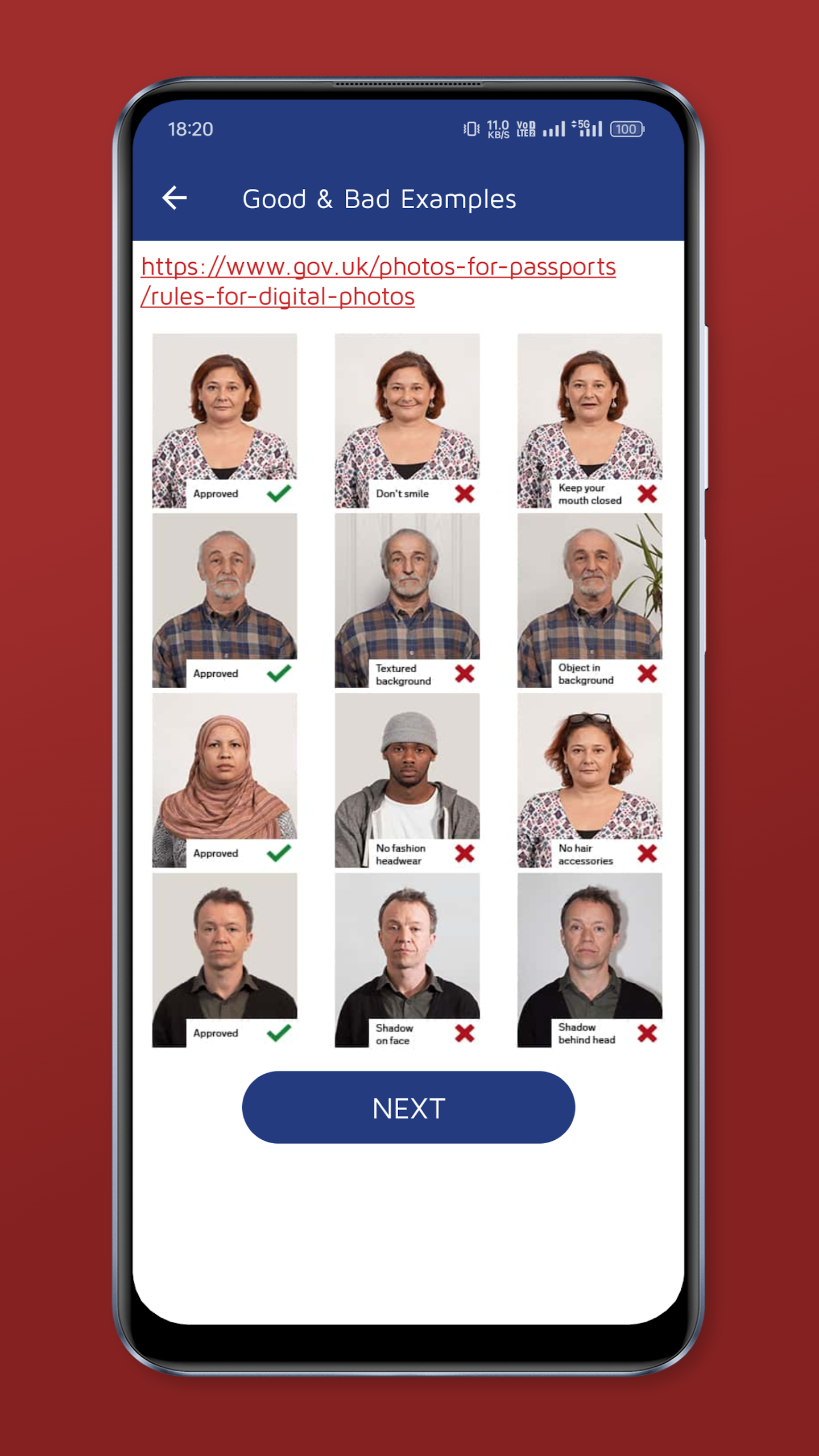 Passport Photo Code UK Screenshot3