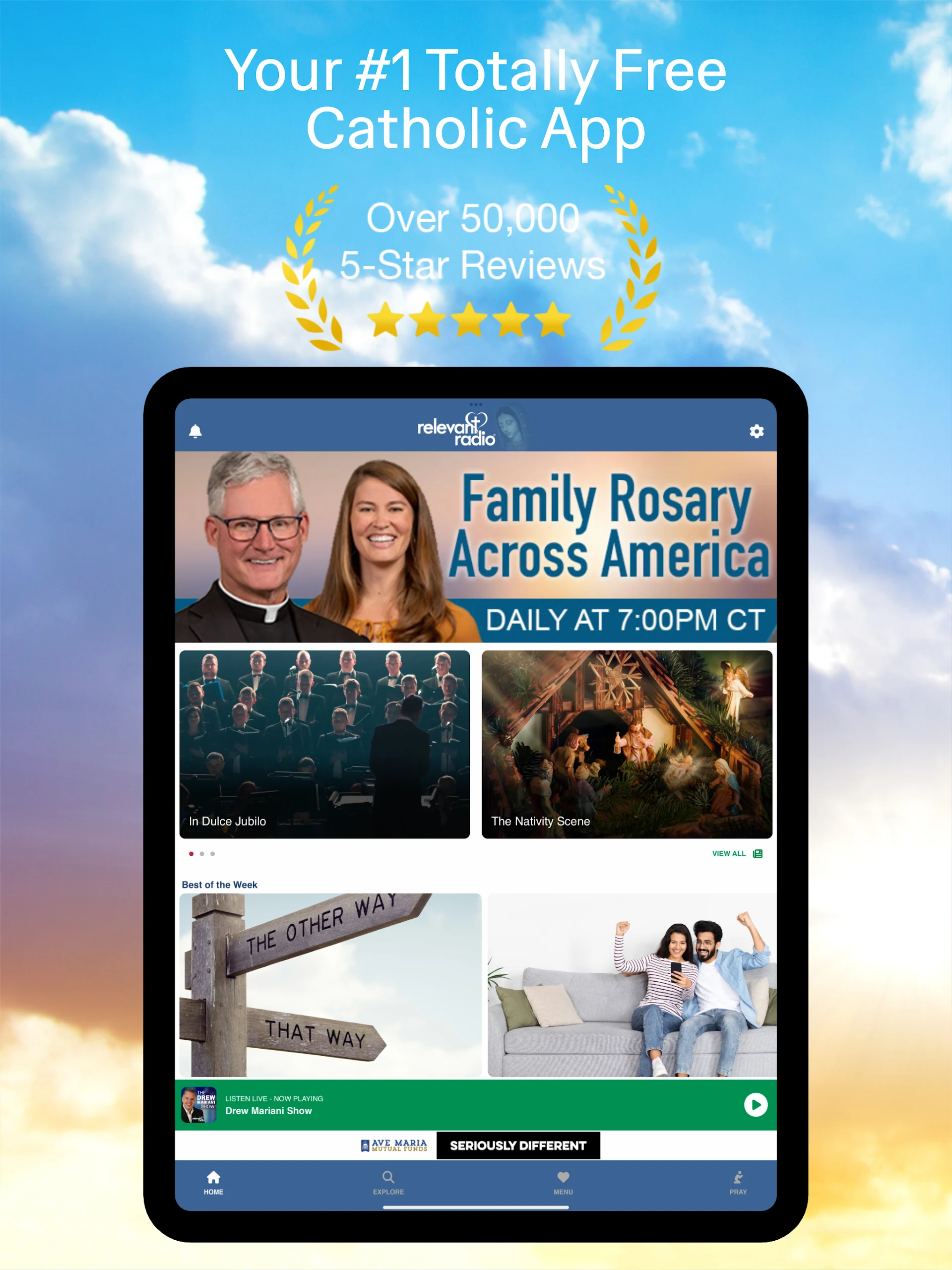 Relevant Radio Catholic Rosary Screenshot6