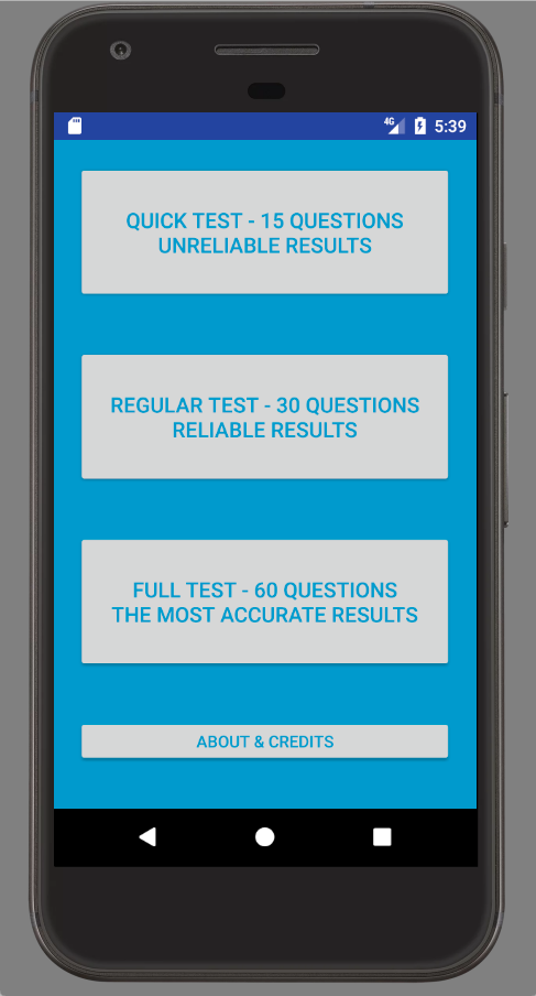 IQ Test- What is your wisdom? Screenshot1