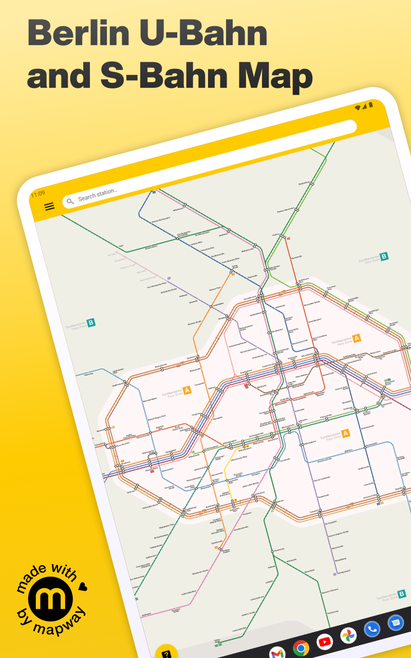 Berlin Subway U&S-Bahn map Screenshot6