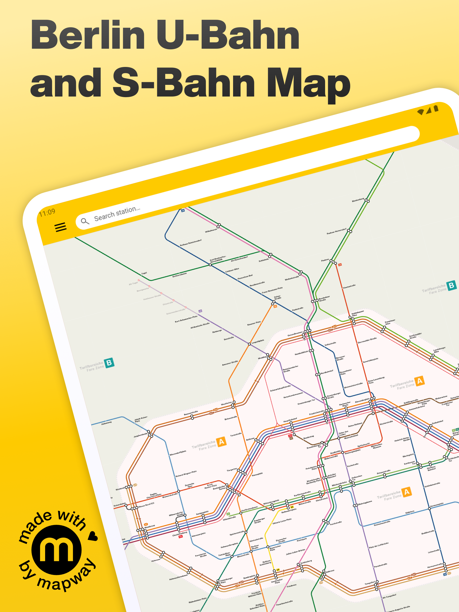 Berlin Subway U&S-Bahn map Screenshot11