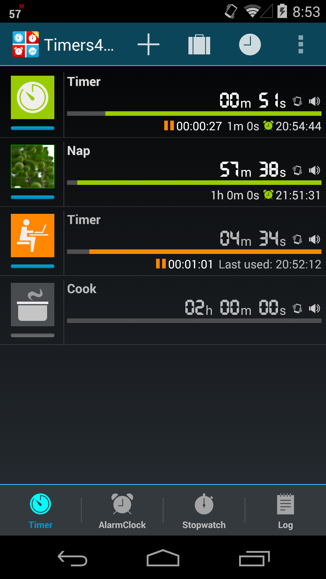Timers4Me - Timer & Stopwatch Screenshot1