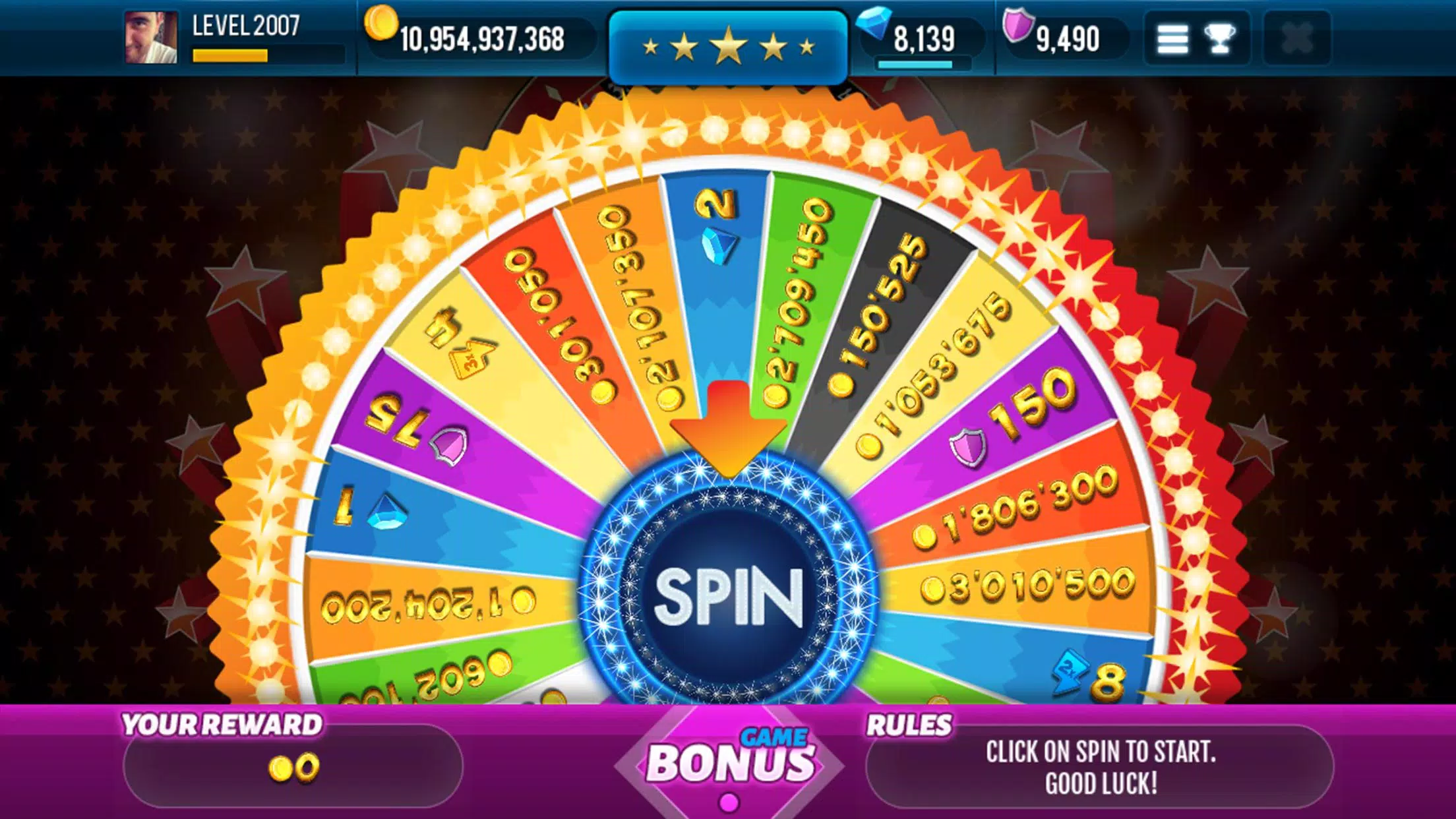 3 Pink Jackpot Diamonds Slots Screenshot2