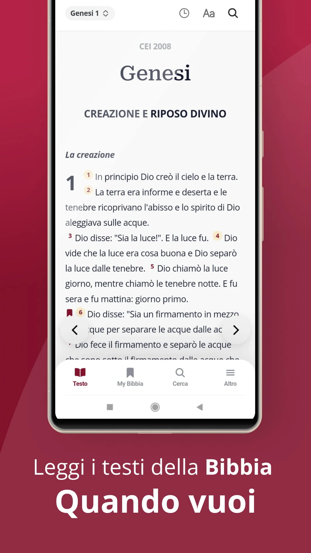 Bibbia CEI Screenshot2