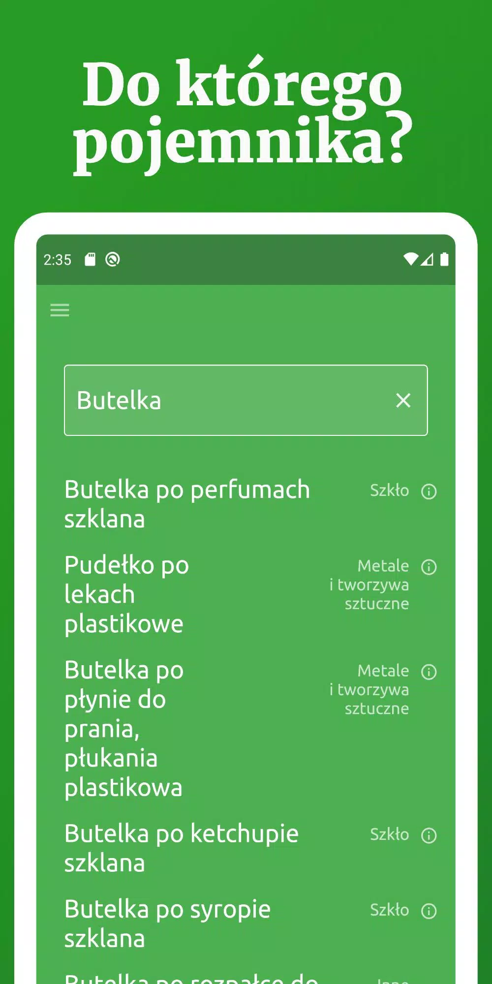 Gdzie wyrzucić śmieci? Screenshot2