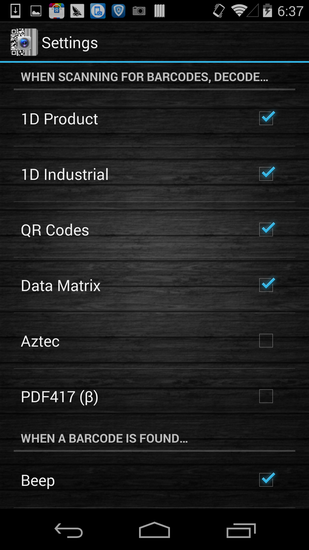 Barcode Scanner Pro Screenshot4
