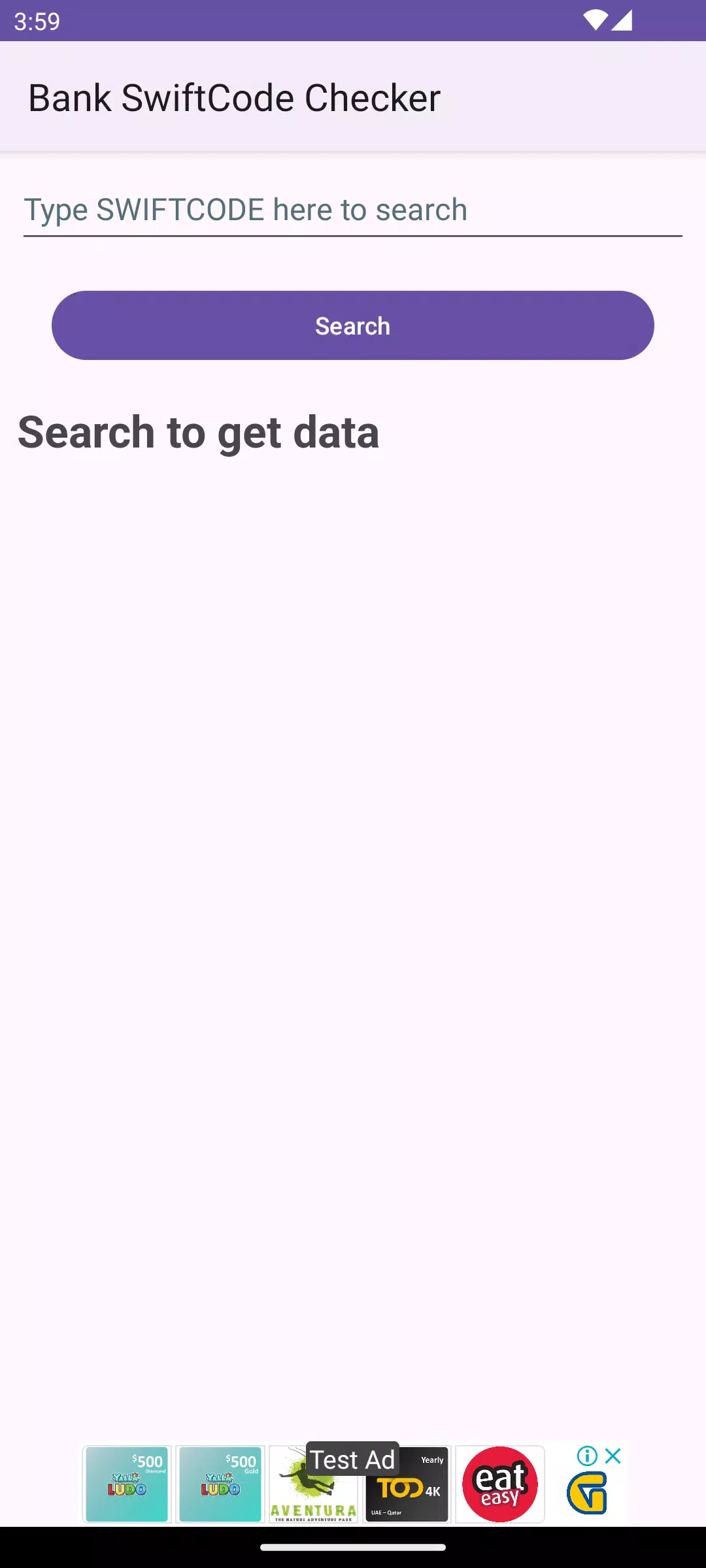 Bank Swift Code Finder Screenshot1