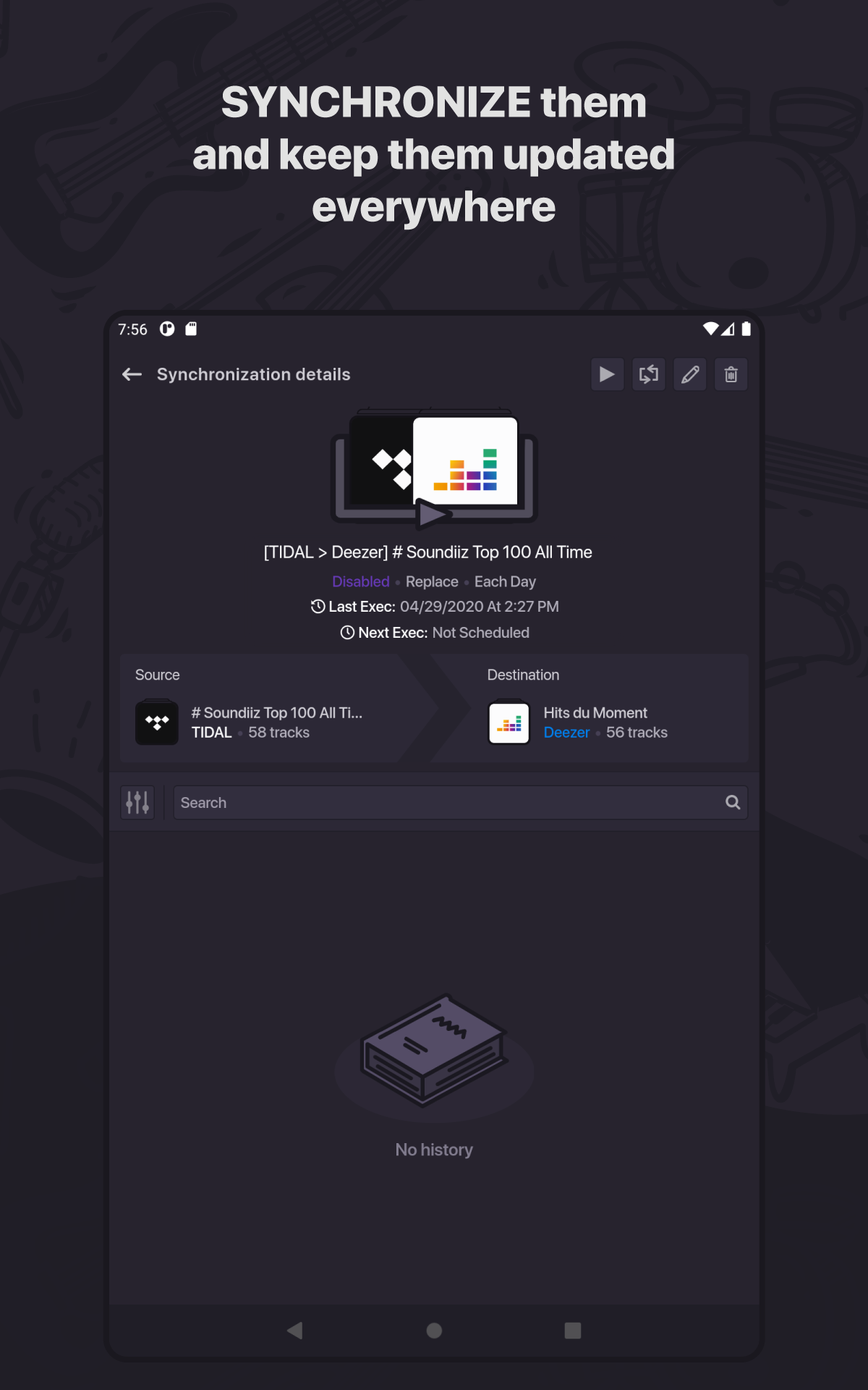Soundiiz Screenshot9