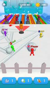 Snowball Race 3D: Ice Bridge Screenshot1