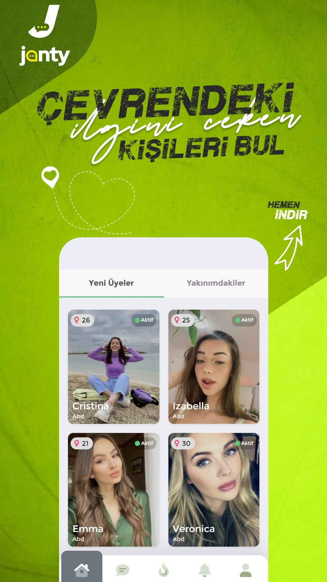 Janty Arkadaş Sevgili Bul Screenshot1