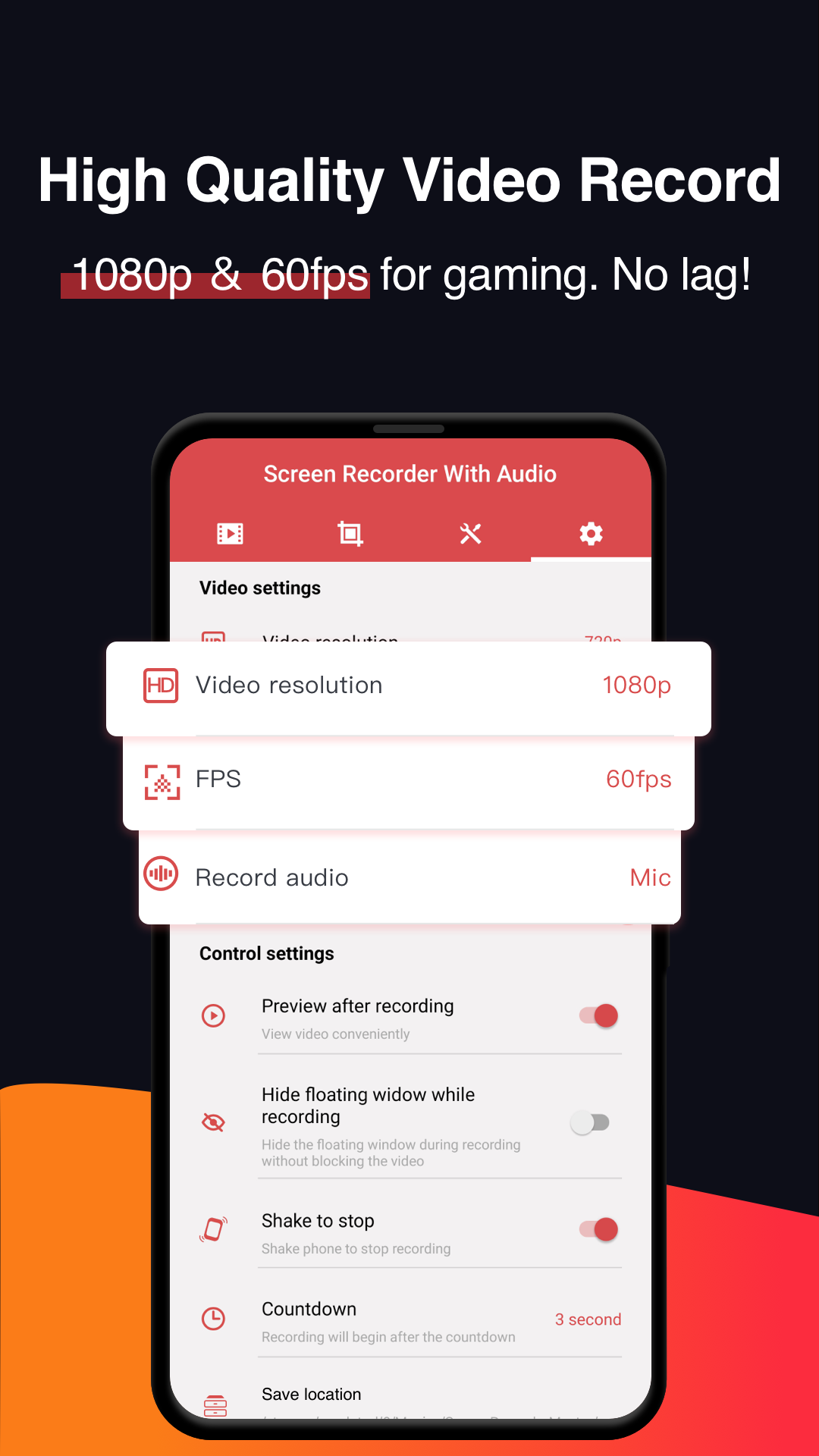 Game Recorder - Screen ＆ Audio Screenshot3